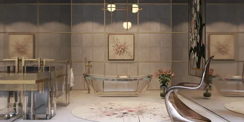 Glass Bathroom 