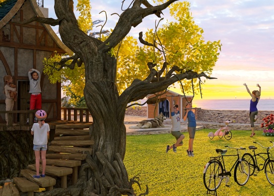 The tree house Design Rendering