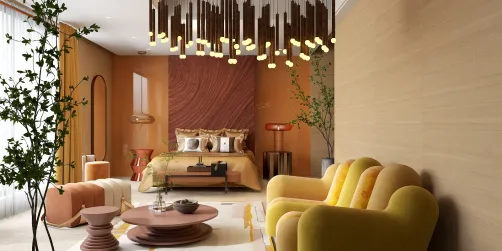 Luxury hotel room 