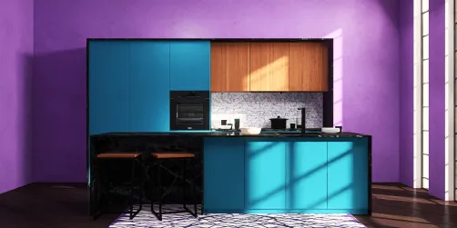 purple and blue matching color 
