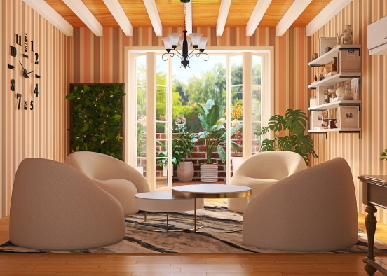 Simple and Beautiful Living Room Design Design Rendering
