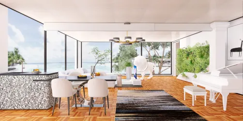 Seaside Villa Living Room 🏡🏖