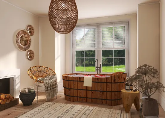 # Bohemian Style Mountain Resort Визуализация дизайна