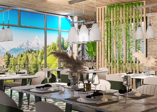 Mountain Green Restaurant  Design Rendering