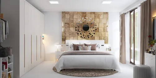 simple bed room for couple