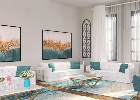 Modern living room design 😍🌷 Design Rendering