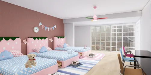 3 person bedroom