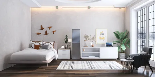a plain room!cute room😍