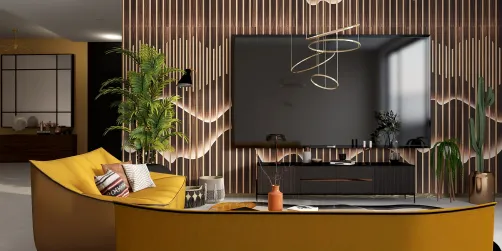 Salon yellow/brown
