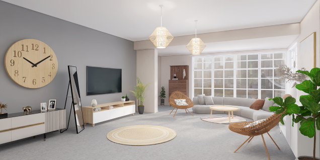 minimalistic livingroom 