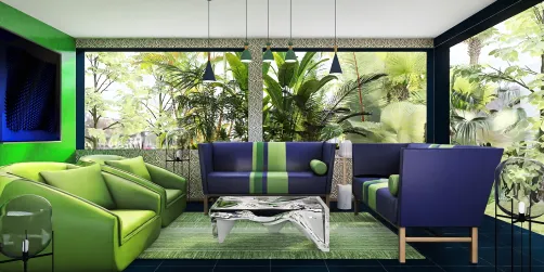 Blue&green area relax 