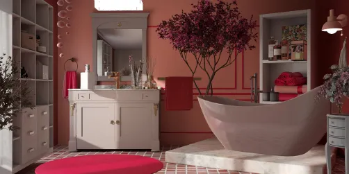 The pink Bathroom