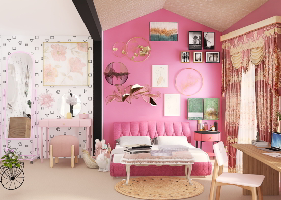 cute bedroom 💗 Design Rendering