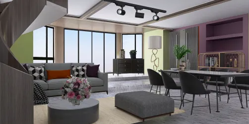 Salon et salle à manger Duplex