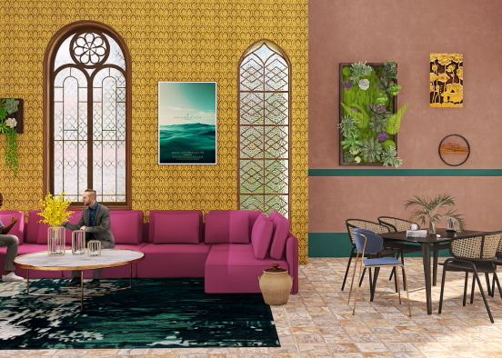 Another world dining room Design Rendering