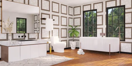 Esthetic bathroom 