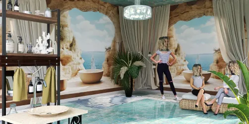 Triplets visit to the luxury sands spa.