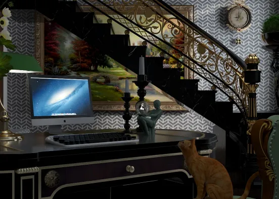 # The Curious Cat  Renderização de Design