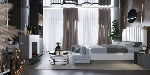 minimalist hotel suite