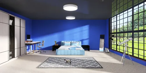 modern blue 💙🤍