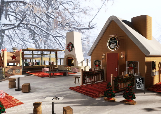 The Ginger House Coffee Shoppe Design Rendering