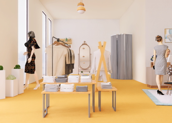 boutiques de vêtements pour femme 💙 Design Rendering
