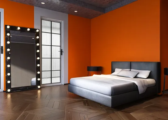 спальня для двоих Design Rendering