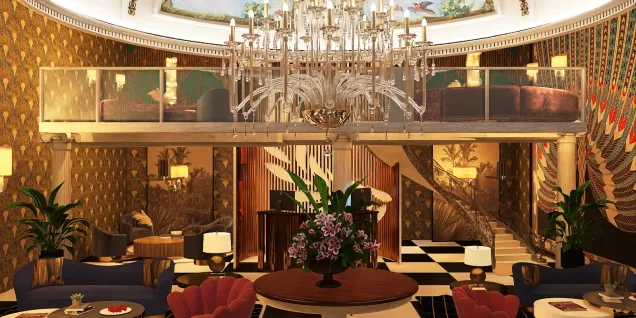 Art Deco Hotel Hall