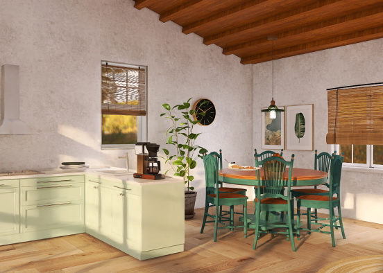 green and plants  Design Rendering