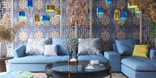 Pequeño salón azul 