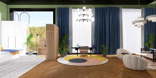 Living room bedroom