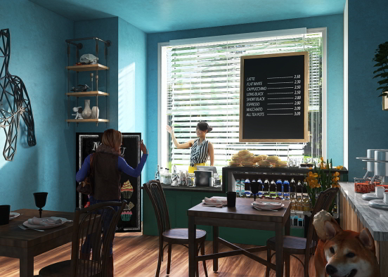 Starting off with your own restaurant Design Rendering