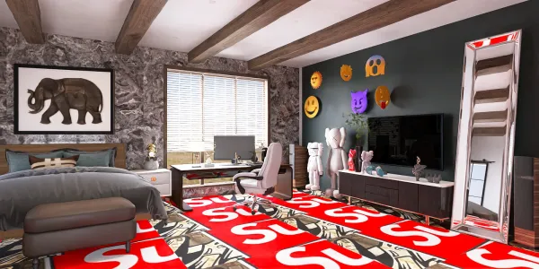 Professional interior design created with Homestyler 3D design software