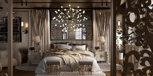 “Golden Sanctuary” Bedroom 