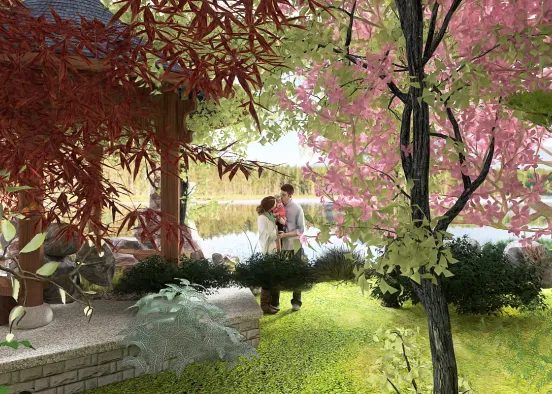 Beautiful day by the lake  Design Rendering