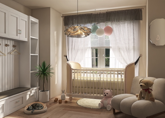 Baby room-girl 🍼🎀 Design Rendering
