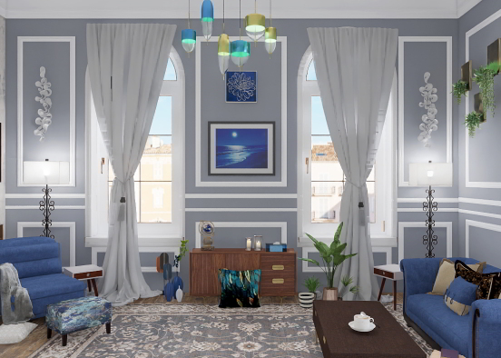 apartment in blu Design Rendering