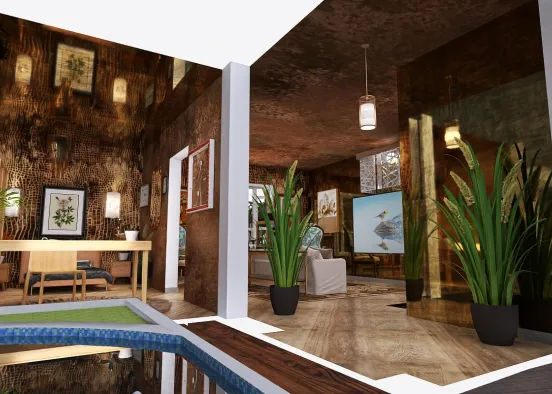 # Small houses, big living quarters  Renderização de Design