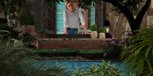 Will I look at the river or the garden?🤔