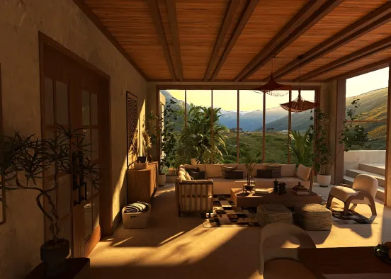 # Swimming pool lounge  Renderização de Design
