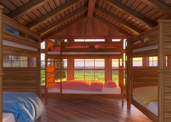 Sleepaway Camp Cabin Design Rendering