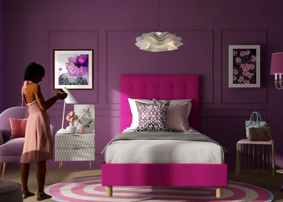my purple-room 💖💝💕💞💓 Design Rendering
