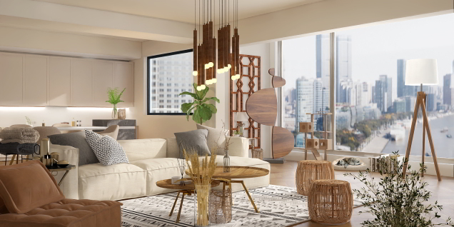 Minimal and aesthetic Living Room