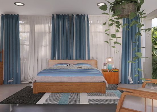 La habitación azul 💙 Design Rendering