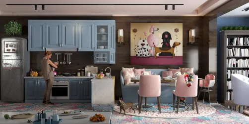 Eclectic Kitchen Dining