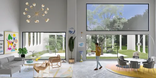 Open concept living room