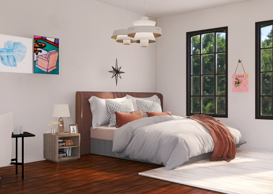 A nice little bedroom Design Rendering