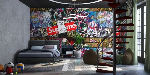 teen boy room