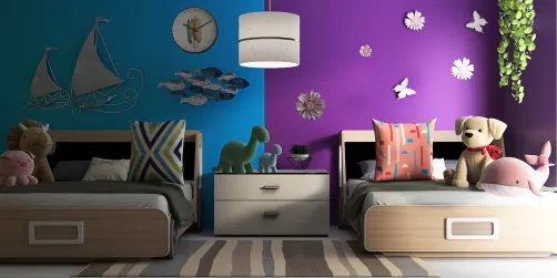Boy and Girl Room