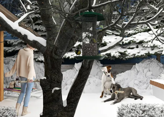 # Wintertime Frolic  Renderização de Design